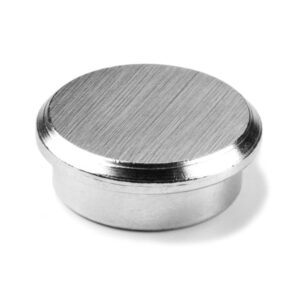 Kleiner Stahl-Büromagnet, Durchmesser 25 mm