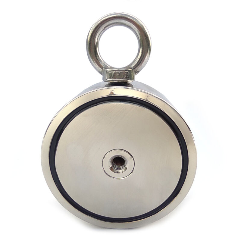 Magnet mit Ringschraube, doppelseitig – Haftkraft 2x500 kg