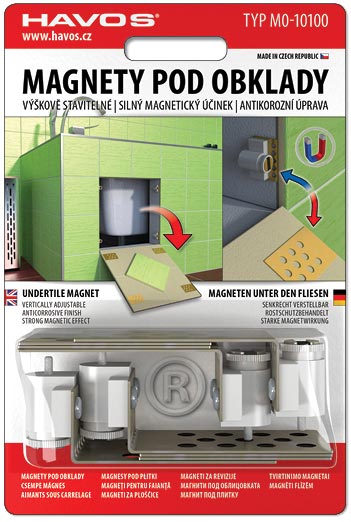 Magnete für unter kleinen Fliesen