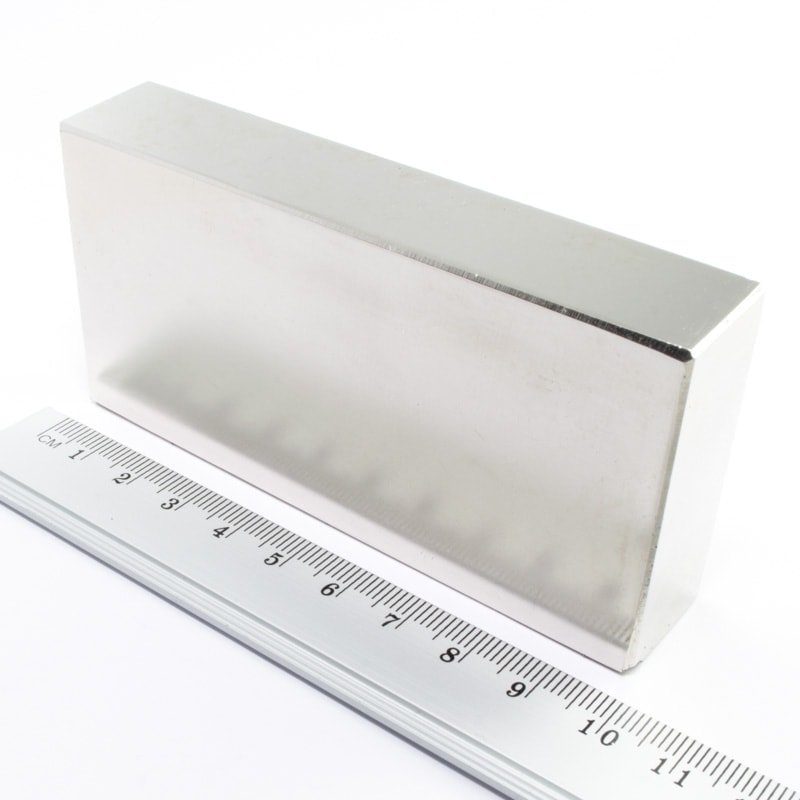 Neodym-Magnet, Quader, 100x50x20 mm – N38