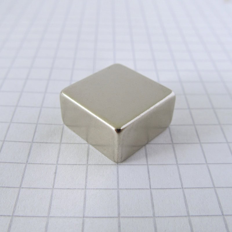 Neodym-Magnet, Quader, 15x15x8 mm – N38