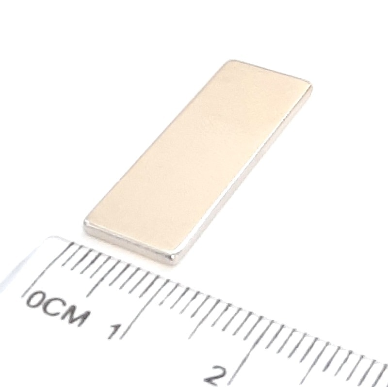 Neodym-Magnet, Quader, 30x10x1,5 mm – N38