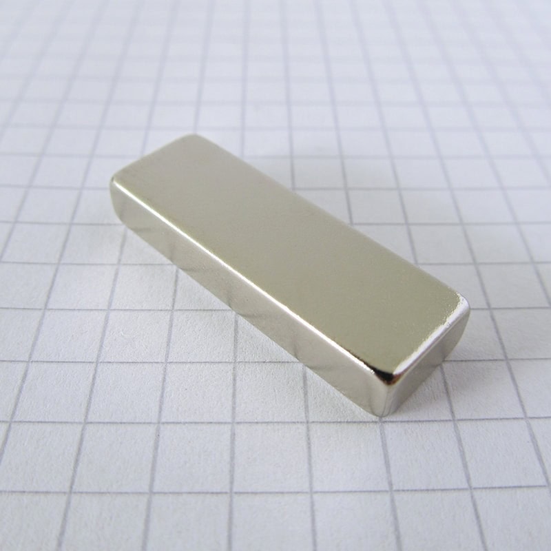 Neodym-Magnet, Quader, 30x10x5 mm – N38