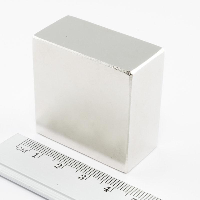 Neodym-Magnet, Quader, 40x40x20 mm – N38