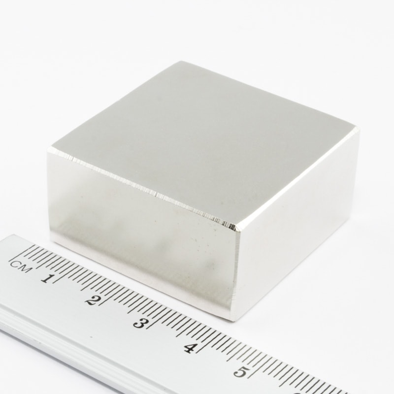 Neodym-Magnet, Quader, 40x40x20 mm – N38