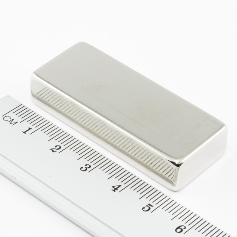 Neodym-Magnet, Quader, 50x20x10 mm – N52