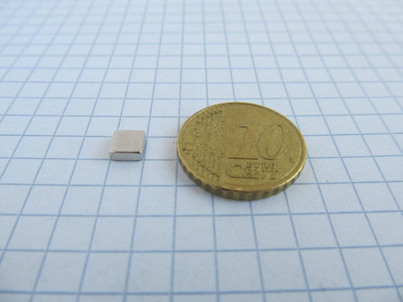 Neodym-Magnet, Quader, 5x5x2 mm – N38