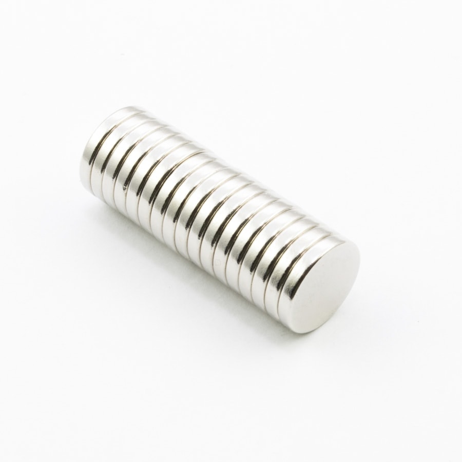 Neodym-Magnet, Scheibe, 12x2 mm – N38