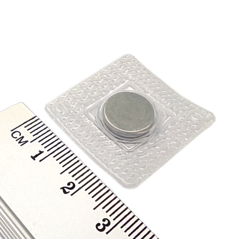 Neodym-Magnet, Scheibe, 12x2 mm – zum Einnähen