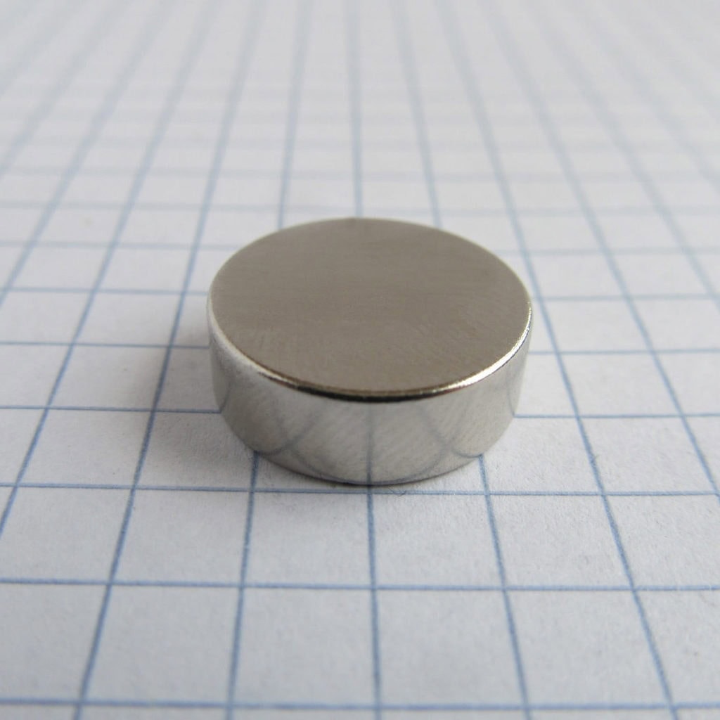 Neodym-Magnet, Scheibe, 15x5 mm – N40