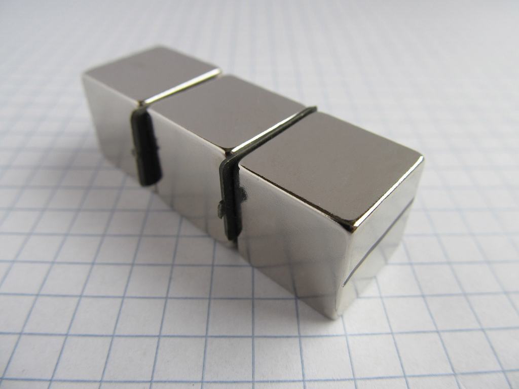 Neodym-Magnet, Würfel, 15x15x15 mm – N38