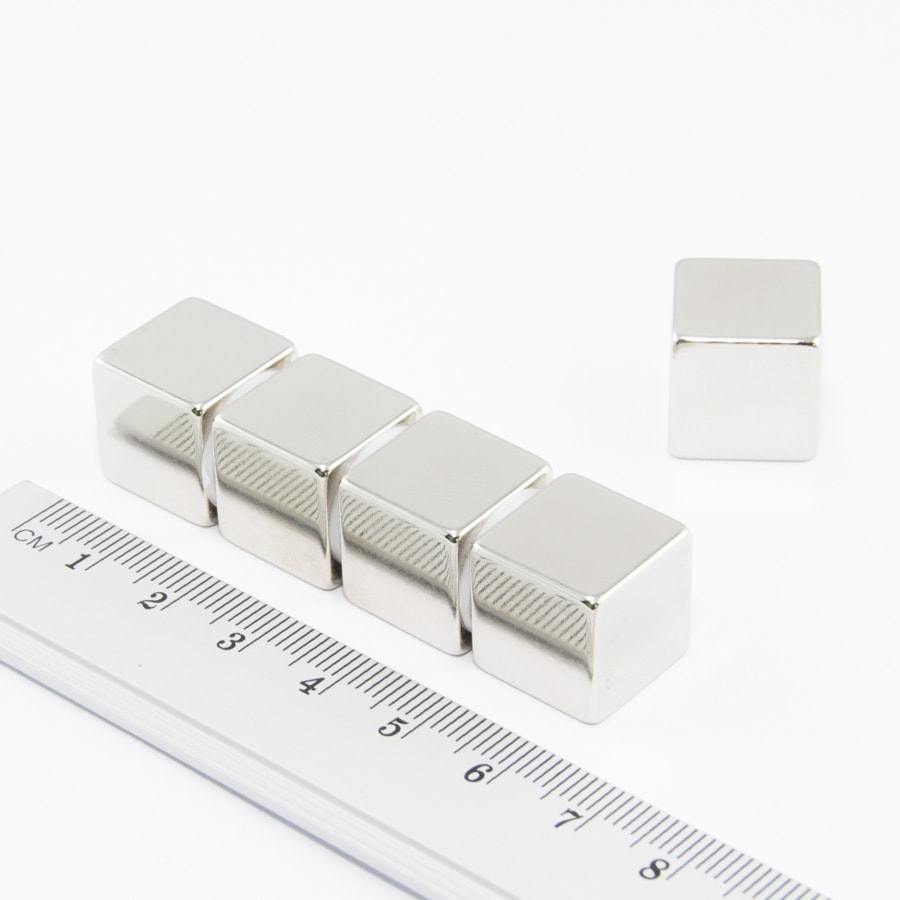 Neodym-Magnet, Würfel, 15x15x15 mm – N38
