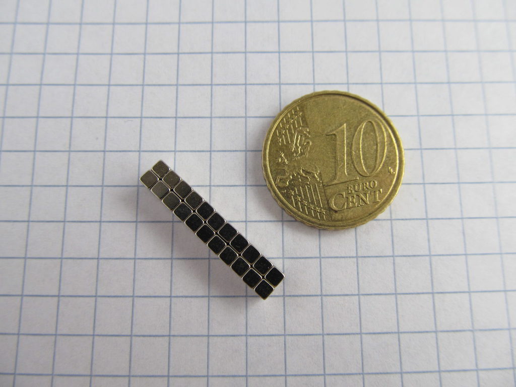 Neodym-Magnet, Würfel, 2x2x2 mm – N52