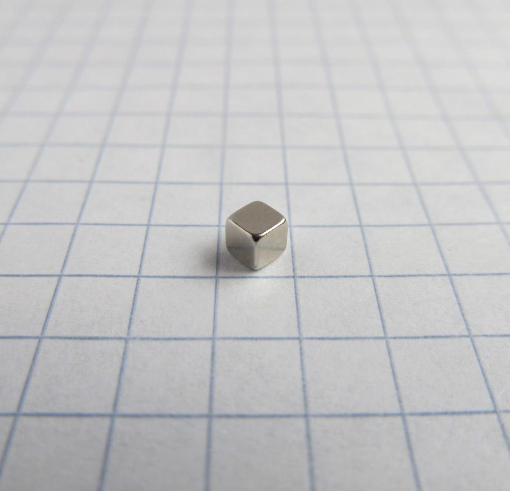 Neodym-Magnet, Würfel, 3x3x3 mm – N52