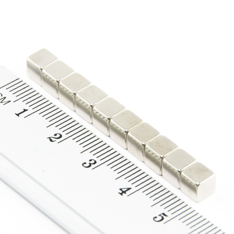 Neodym-Magnet, Würfel, 5x5x5 mm – N35