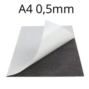Selbstklebende Magnetfolie A4, Dicke 0,5 mm
