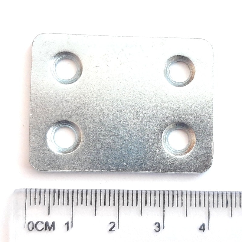 Stahl-Gegenstück, 40x30x2 mm, Zn