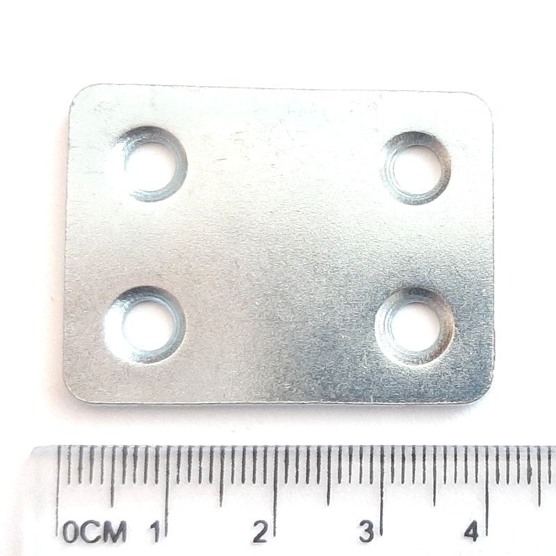 Stahl-Gegenstück, 40x30x2 mm, Zn