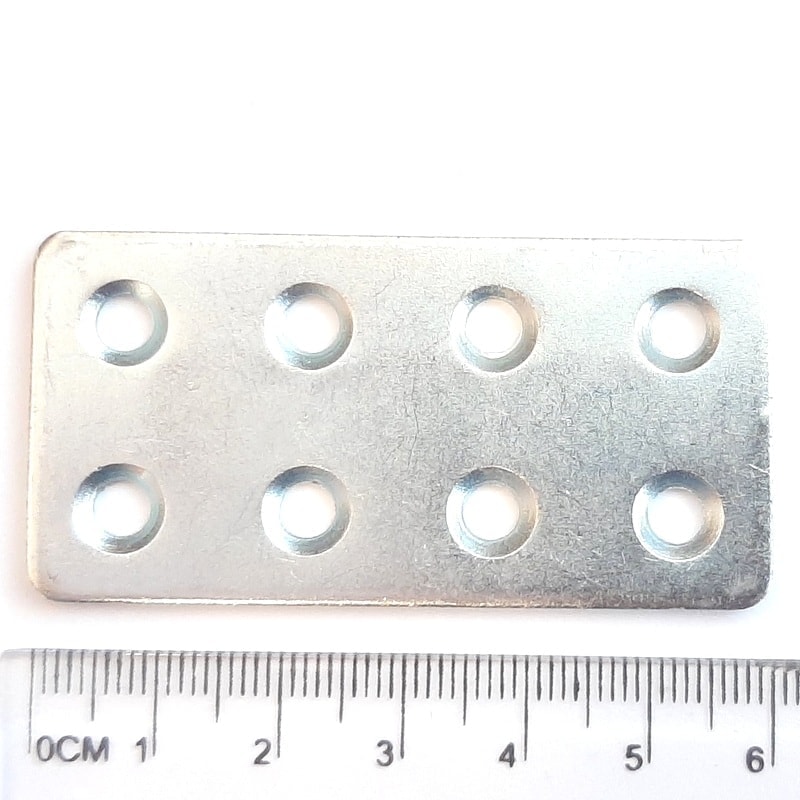 Stahl-Gegenstück, 60x30x2 mm, Zn