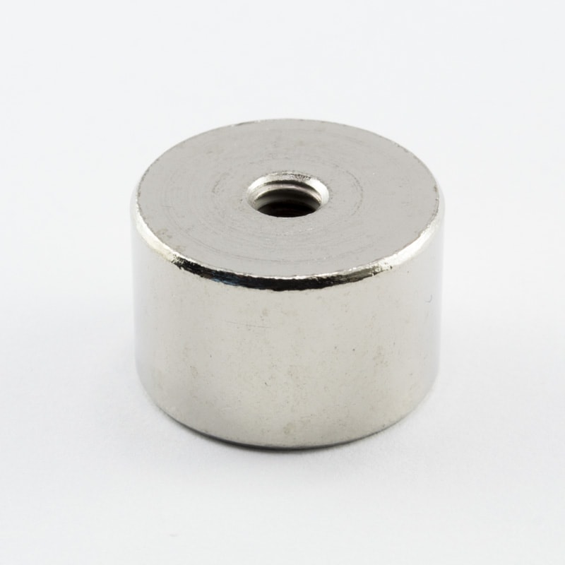 Topfmagnet mit Innengewinde, 20x13 mm