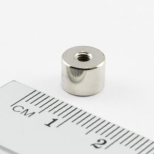 Topfmagnet mit Innengewinde, 8x6 mm