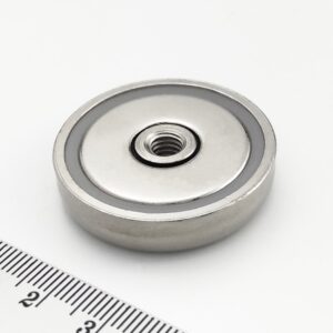 Topfmagnet mit Innengewinde durch den gesamten Magneten 36×8 mm