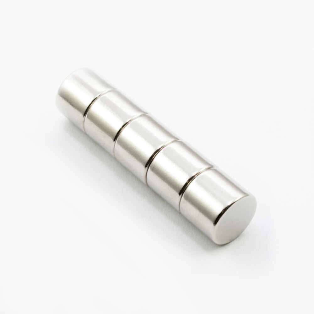 Neodym-Magnet, Scheibe, 12x10 mm – N38