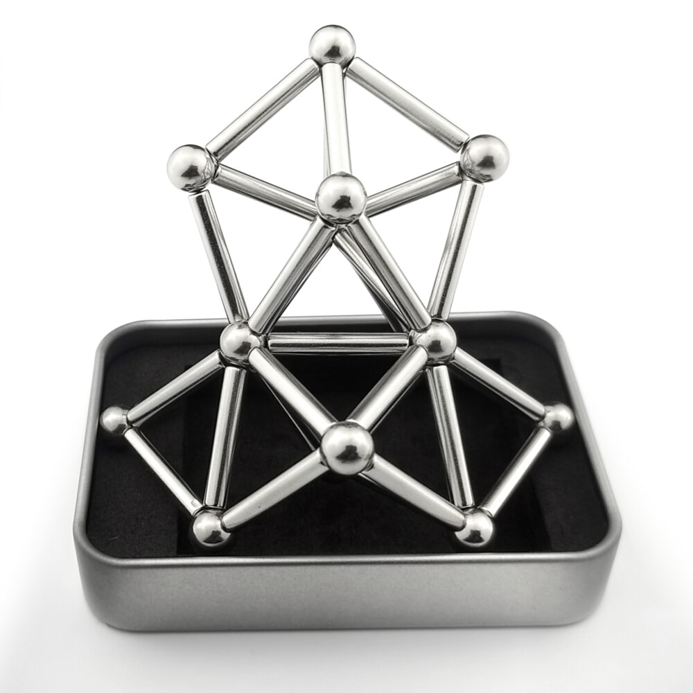 Magnetisches Bauset – Stäbe und Kugeln