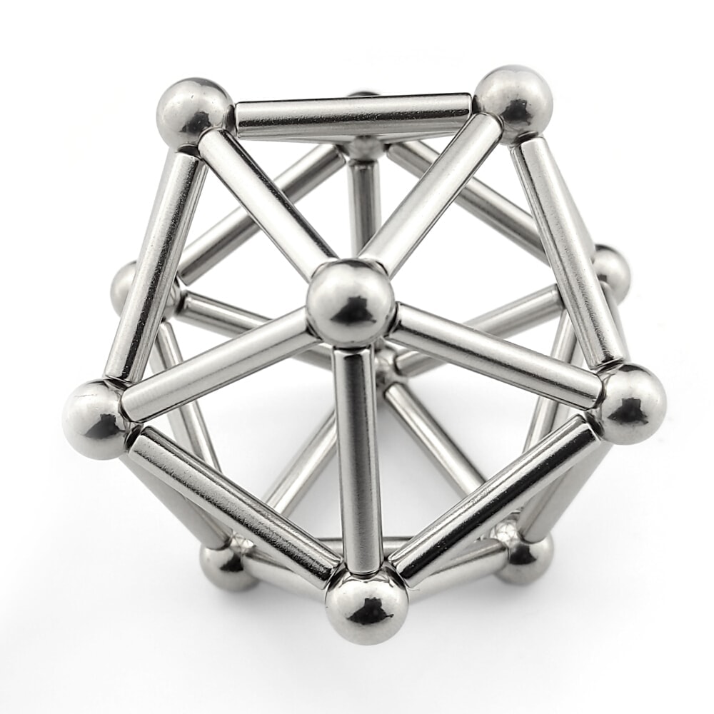 Magnetisches Bauset – Stäbe und Kugeln
