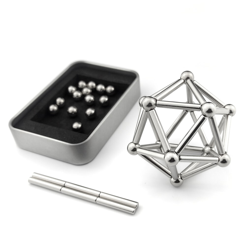 Magnetisches Bauset – Stäbe und Kugeln