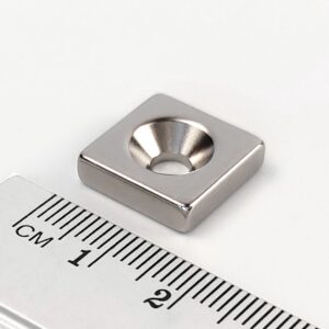 Neodym-Magnet, Quader, mit Loch