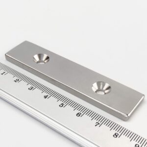Neodym-Magnet, Quader, mit Loch