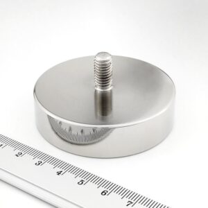Magnethalterung – Topfmagnet mit verlängertem Außengewinde