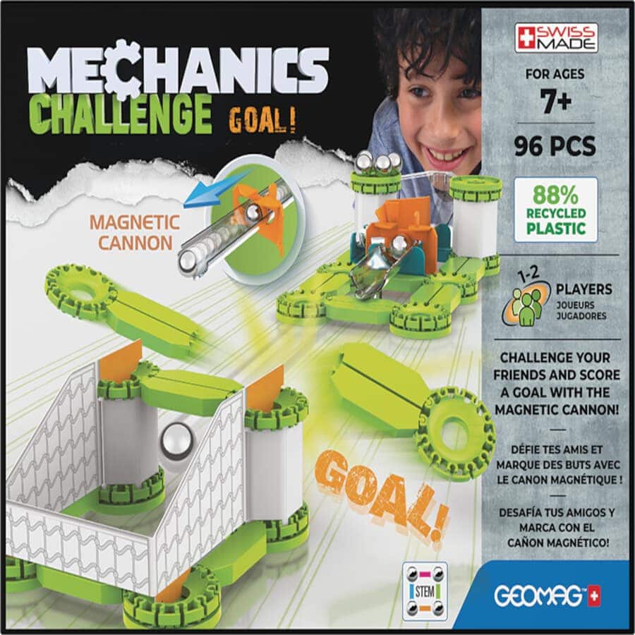 Magnetisches Bauset Geomag Mechanics Challenge, 96 Teile