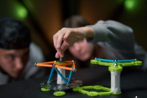 Magnetisches Bauset Geomag Mechanics Motion, 96 Teile