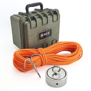 Ausrüstung zum Magnetfischen-Set: Magnet, Box, Seil, Haken