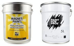 Magnetfarbe in verschiedenen Verpackungen
