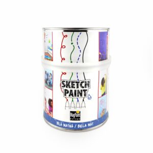 Sketchpaint beschreibbare Wandfarbe, weiß, matt