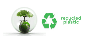 aus recyceltem Kunststoff