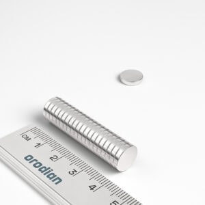 V10-2-N38_v02 Neodym Magnet Scheibe 10×2 mm N38