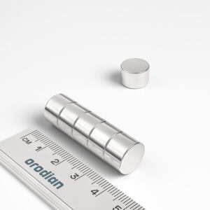 V12-8-N38_v02 Neodym Magnet Scheibe 12×8 mm N38