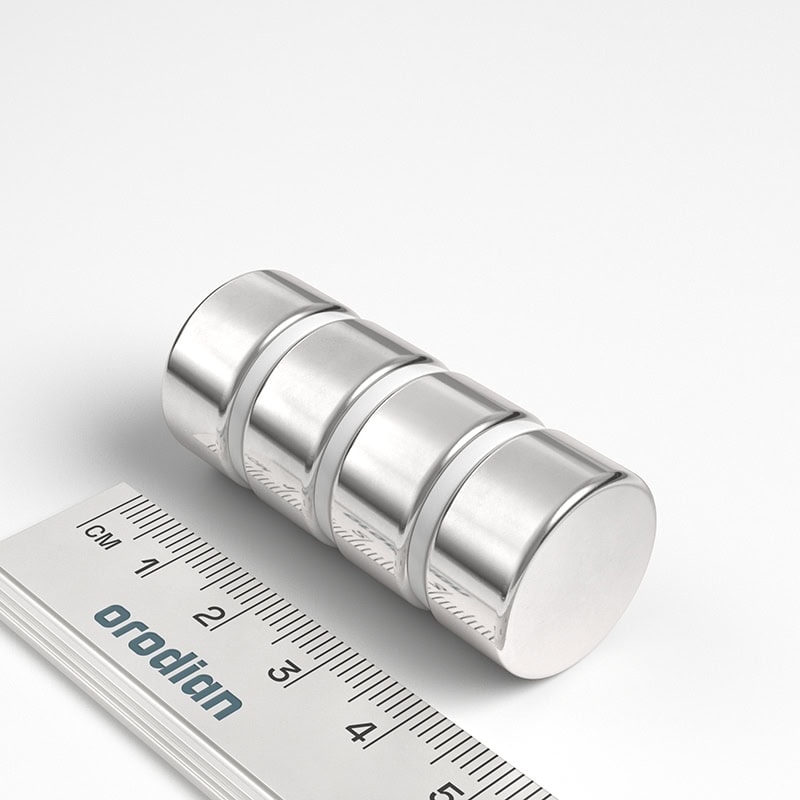 V20-10-N38SH_v02 Neodym Magnet Scheibe 20×10 mm 150 °C N38SH