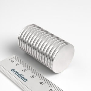 V25-2-N38_v02 Neodym Magnet Scheibe 25×2 mm N38