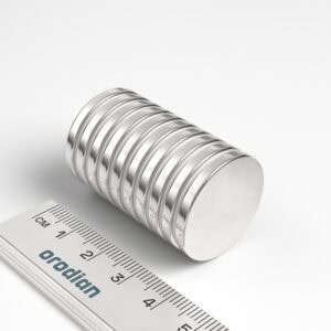 V25-3-N38_v02 Neodym Magnet Scheibe 25×3 mm N38