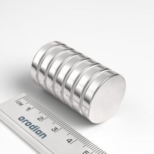 V25-5-N38_v02 Neodym Magnet Scheibe 25×5 mm N38