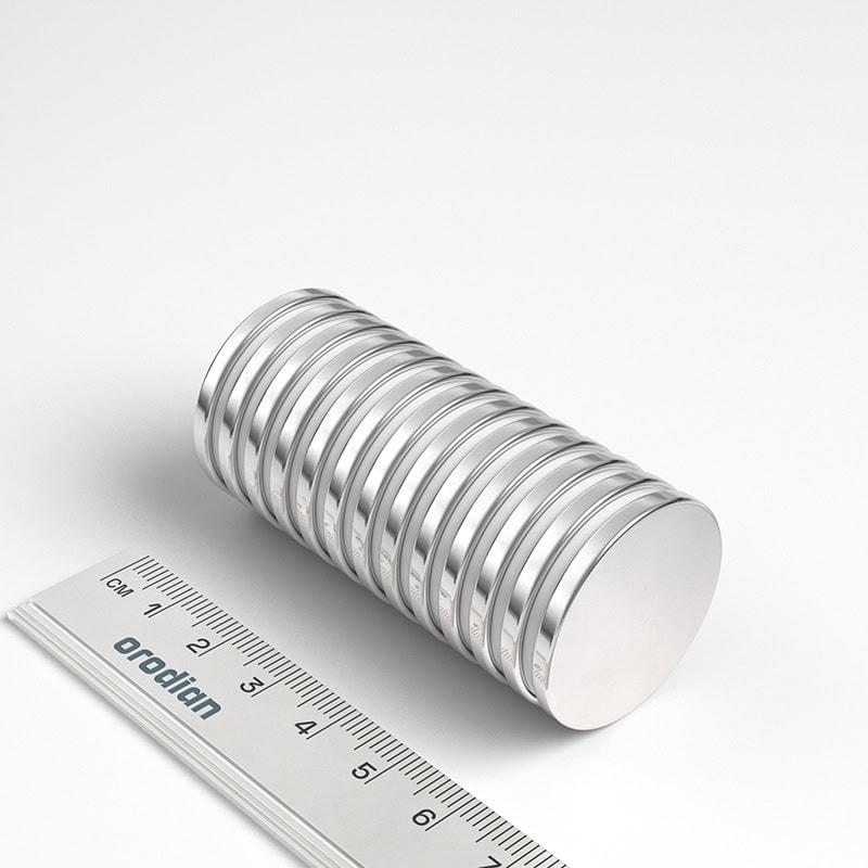 V30-3-N38_v02 Neodym Magnet Scheibe 30×3 mm N38