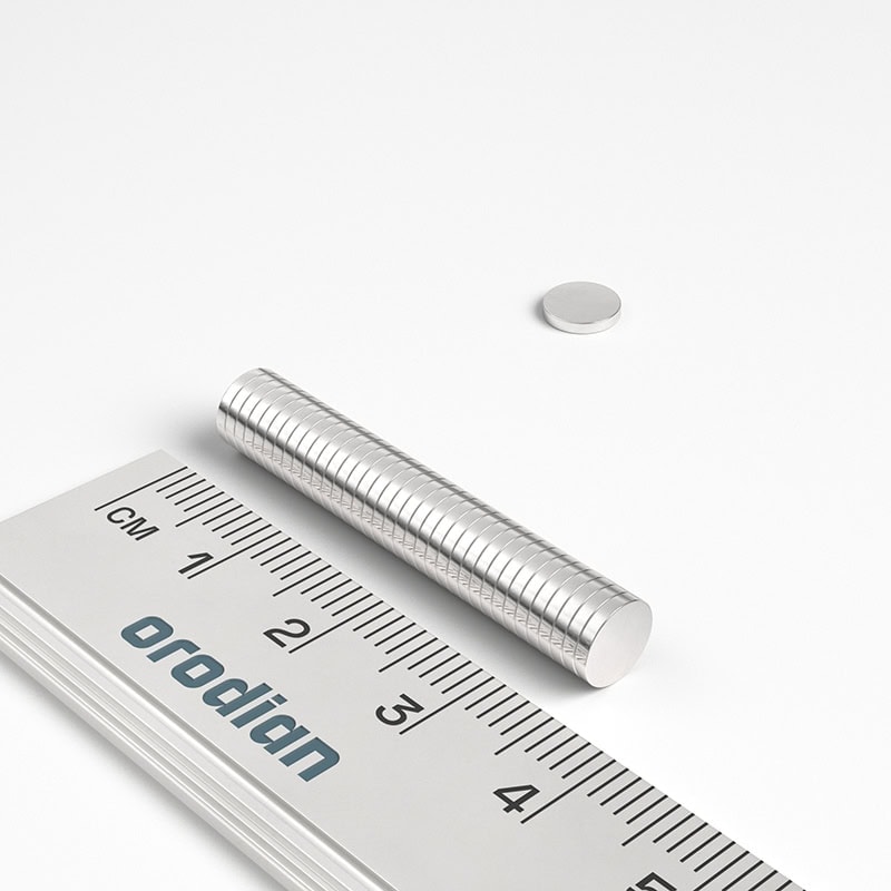 V6-1-N38_v02 Neodym Magnet Scheibe 6×1 mm N38