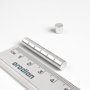 V6-6-N38_v02 Neodym Magnet Scheibe 6×6 mm N38