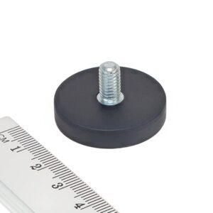 Topfmagnet mit Gewindezapfen,