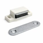 Türmagnet für Möbel, weiß